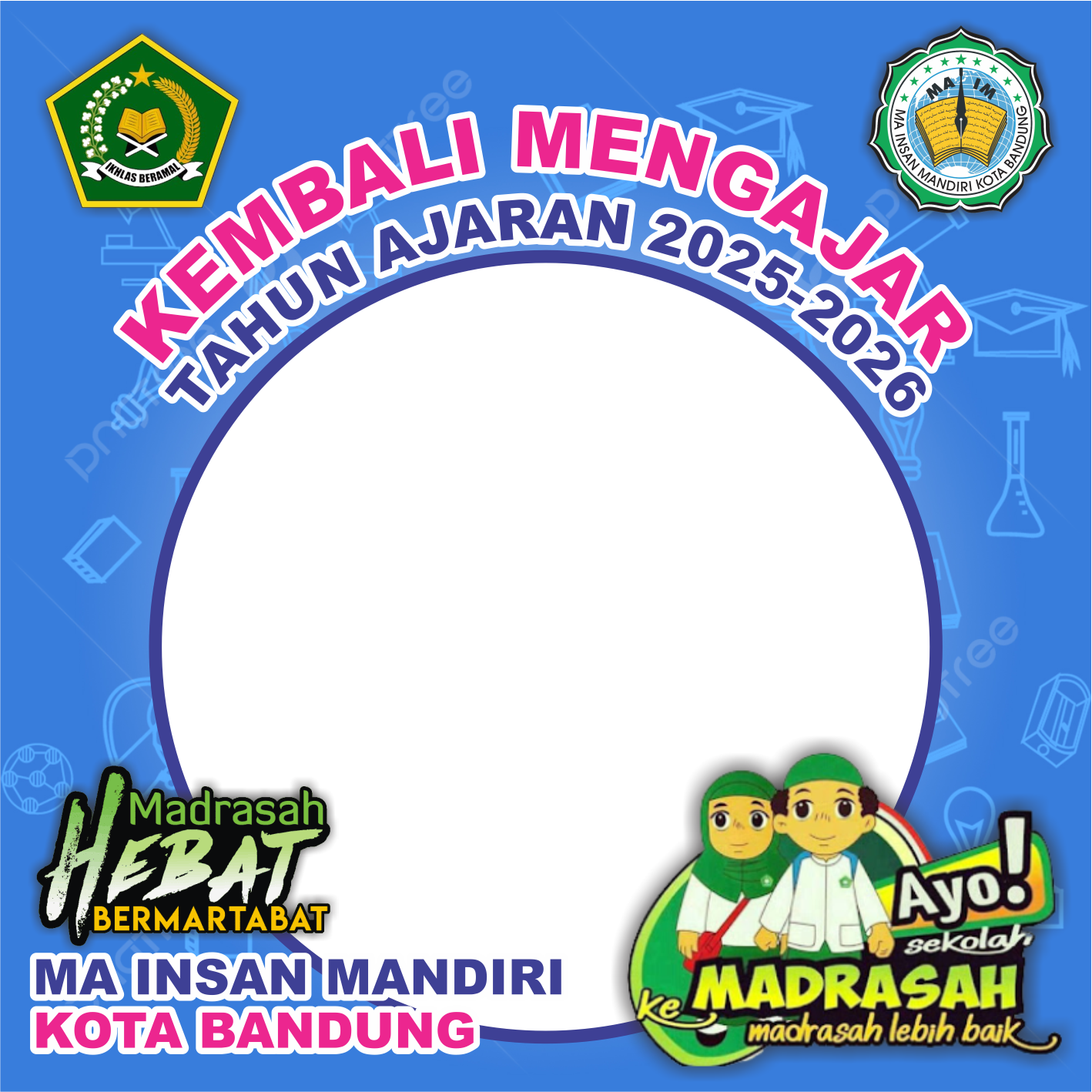 pendidikanTwibbon Tanpa Watermark