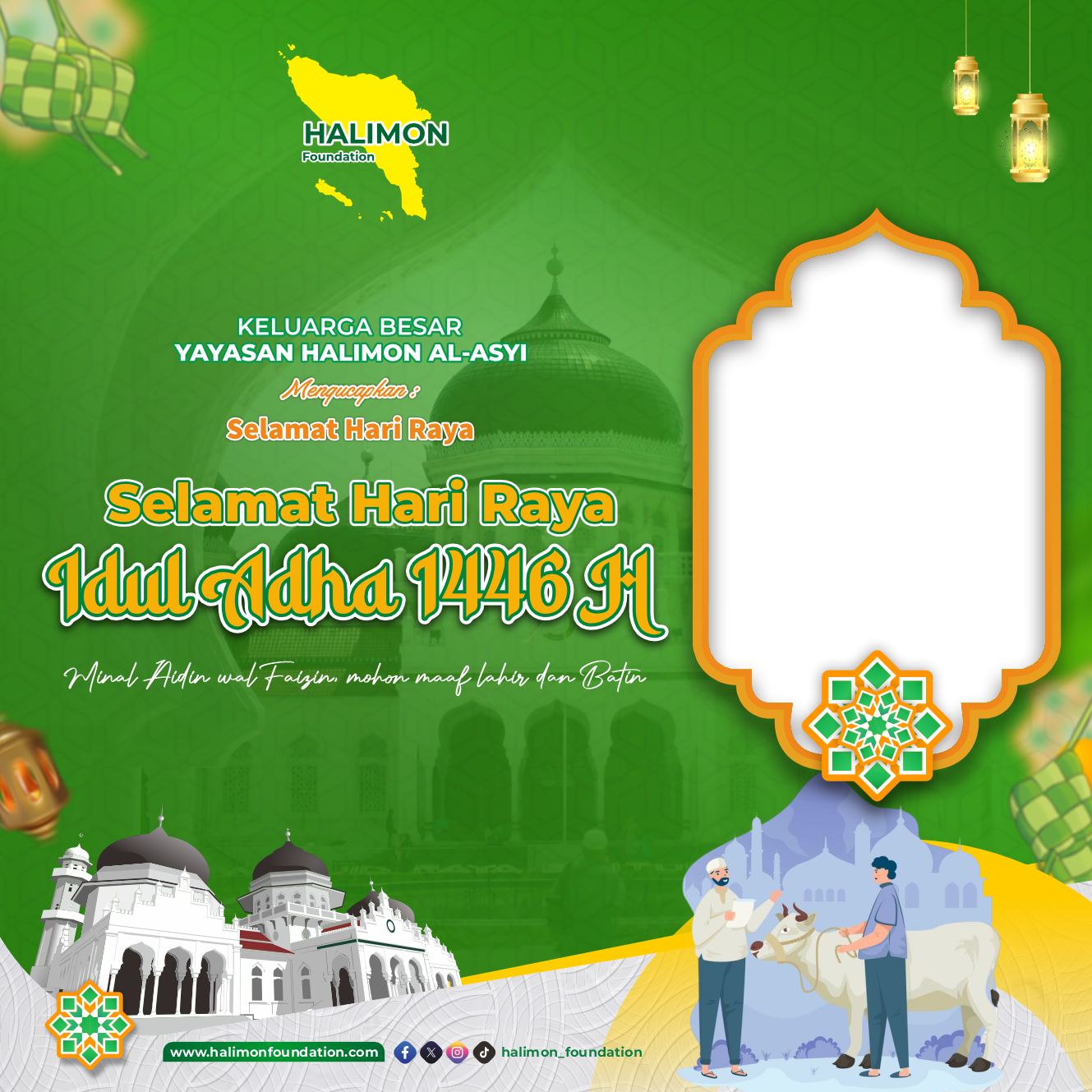 UCAPAN HARI RAYA IDUL ADHA 1446 H HALIMON FOUNDATION