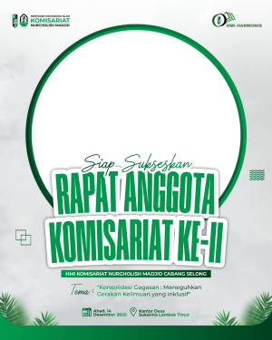 RAPAT ANGGOTA KOMISARIAT KE - II