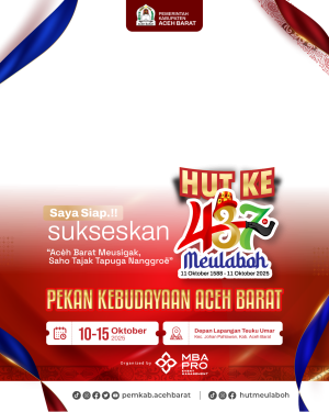 Twibbon Hut Meulaboh Ke 437 Tahun