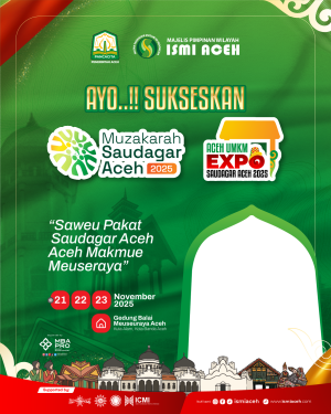 Twibbon Muzakarah Saudagar Aceh & Expo UMKM Expo Saudagar Aceh 2025